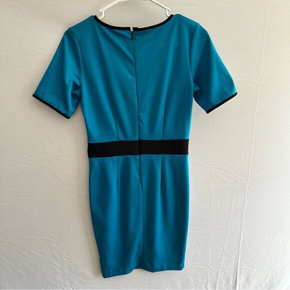 Kardashian Kollection Blue Mini Scoop Neck Dress XS - Picture 5 of 8
